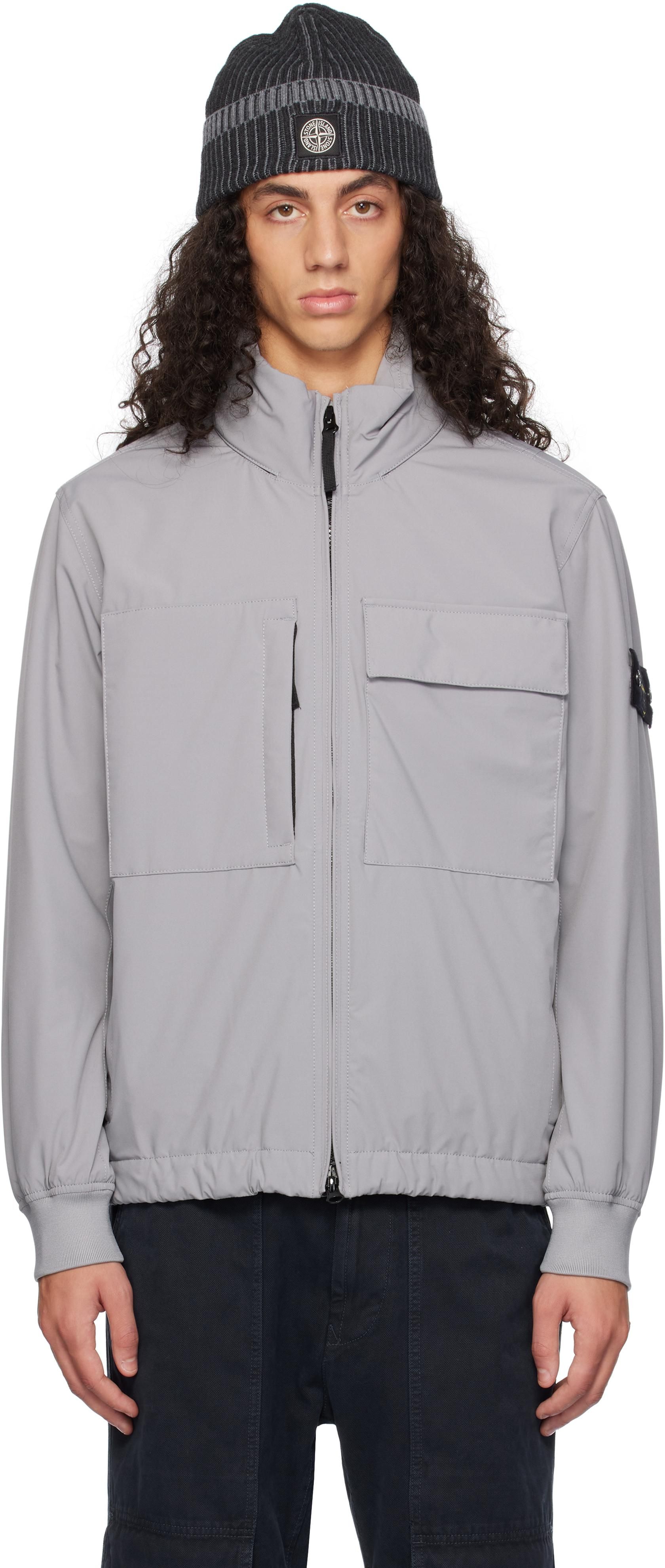 Stone Island Grey Jackets now up to 45 Stylight