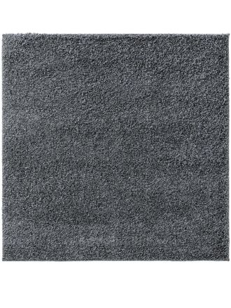 benuta Alfombra pelo largo gris 200x200