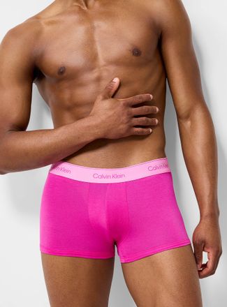 Calvin Klein Mens 3 colourful trunk Cotton