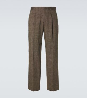 Our Legacy Slack linen, silk, and cotton straight pants