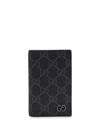 Gucci Pasjeshouder met GG-logo - Zwart
