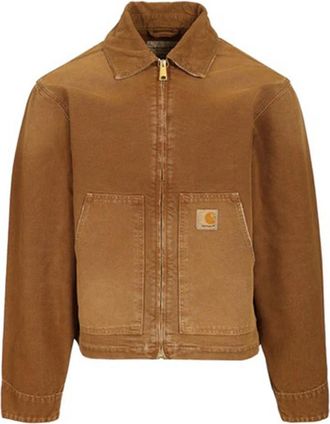 Carhartt Work in Progress Brown Shirt Collar Jacket