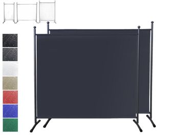 Quick Star Set 2 St&uuml;ck Paravent In Mehreren Farben & Gr&ouml;&szlig;en - Raumteiler Stellwand Blickdicht Innen & Au&szlig;en - Garten & Balkon Sichtschutz Trennwand