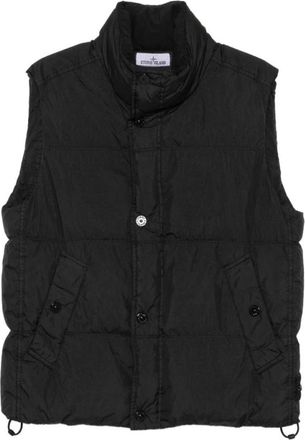Stone Island Jassen Zwart - Heren - Bodywarmers - Zwart - 3XL - Jassen