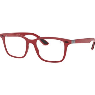Ray-Ban 53mm Square optical glasses in Red at Nordstrom
