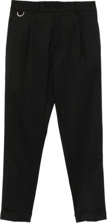 low brand Straight plooibroek - Zwart