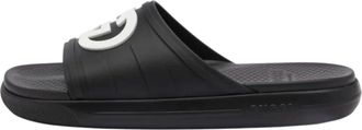 Gucci Interlocking G Slide Black White 780296-J8700-1014