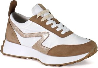 Diba Womens Kind Mark Sneakers In Sigaro Gold