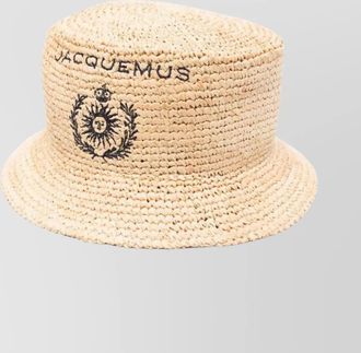 Jacquemus pesco straw bucket hat