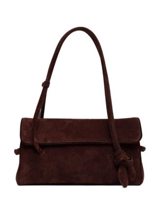 Jacquemus Elongated Rectangular Bag With Suede-Like Texture And Knot Detail