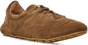 Aquatalia Qrystal Weatherproof Sneaker in Champagne Suede at Nordstrom Rack, Size 7.5