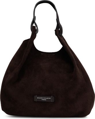 Gianni Chiarini Womens Tote Bag Calfskin Mocha