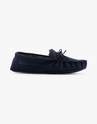 Hush Puppies Mens Hush Puppies CLYDE Mens Slippers Navy - Blue - Size: 12