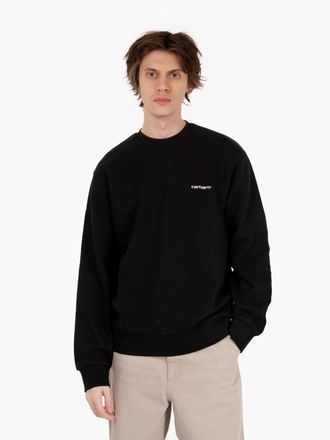 Carhartt Work in Progress Sweat script embroidery black / white