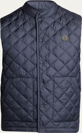 Moncler Mens Lycope Down Quilted Vest