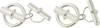 Herm&egrave;s Vintage Sterling Silver Cufflinks