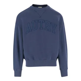Autry Sweatshirts, male, Blue, Size: M Jersey Drone Sweatshirt