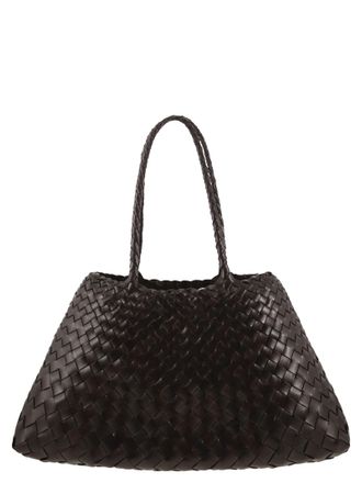 Dragon Santa Croce Big Woven Leather Bag