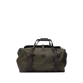 Filson Leather-trimmed Cotton Holdall Bag
