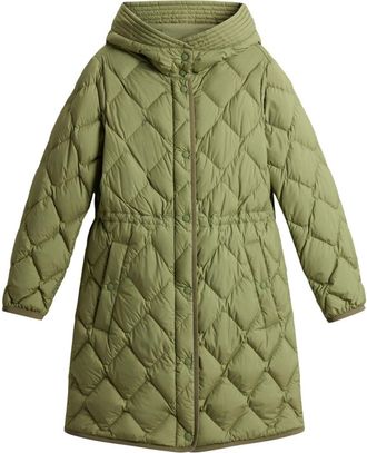 Woolrich Heritage parka - women - Polyester/Duck Down - S - Green