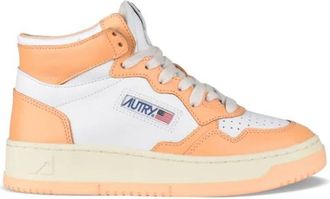 Autry Medalist Mid Sneakers - Dames - Sneakers - Oranje - 37 EU - Katoen - Schoenen