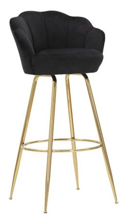 Mauro Ferretti Taburete De Bar Vienna Negro Cm 55x53x110