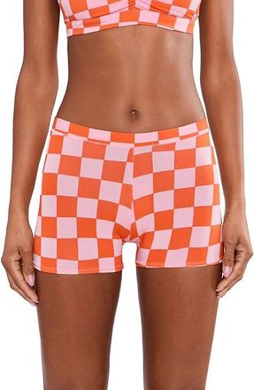 MeUndies Feel Free Boyshorts Womens Underwear Cheeky Check : 2XL, Elastane/Synthetic