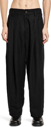 Ziggy Chen Drop-Crotched Wide Leg Trousers