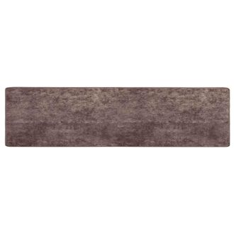 vidaXL Pasillo De Alfombra Marsa Gris 100 X 400 Cm Poli&eacute;ster Y Pvc Vidaxl