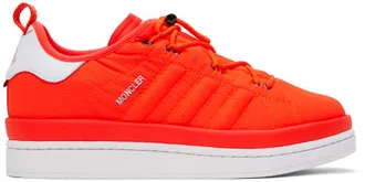 Moncler Mens Monaco2 - Suede Trainers Sneaker in Dark Blue
