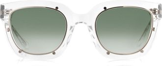 Robert La Roche Transparent Fornicate Rlr S284 Acetate Sunglasses