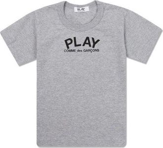 Comme Des Gar&ccedil;ons (WMNS) COMME des GARCONS PLAY Play Logo Back Heart Tee Grey AZ-T071-051-1