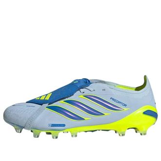 adidas Predator Elite Fold-Over Tongue AG Crystal Sky Ray Blue Solar Yellow JR5900