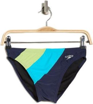 Speedo Colorblock Performance Swim Briefs in Navy at Nordstrom Rack, Size 38