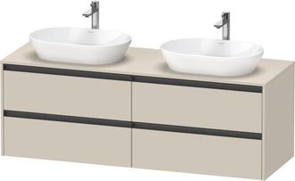 Duravit Ketho.2 Mueble Bajo Lavabo, Hueco Para Lavabo En Ambos - Duravit