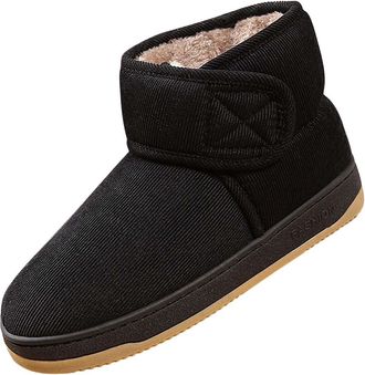 Generic Womens Shoes Size 9 Cotton Shoes Anti Boots for Women Boot Waetpoof Women Winter Boots Waterproof Black