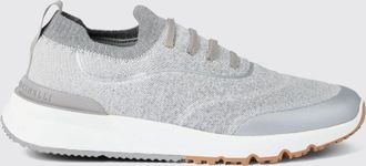 Brunello Cucinelli Bicolour Stretch Technical Fabric Low-Top Trainers