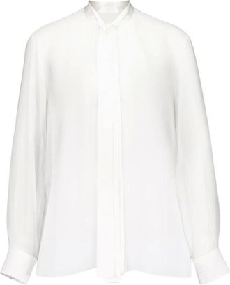 Dolce & Gabbana Dames, Blouses & Shirts, Wit, Maat: XS Zijde