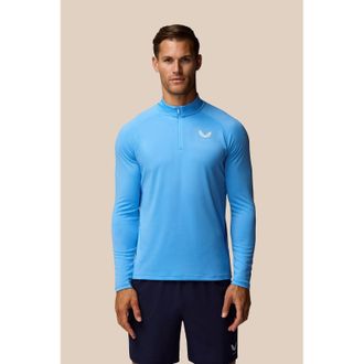Castore Adapt Training 1/4 Zip Top Polyester Groene Actieve T-shirts voor Mannen