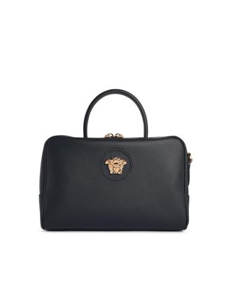 Versace Schwarze Lear-Tasche La Medusa Boston von Versace