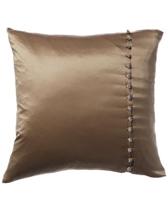 Ann Gish Crystal Button Pillow