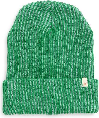 Verloop Rib Beanie in Kelly Stone Blue at Nordstrom