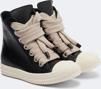 Rick Owens Jumbolace leather sneakers
