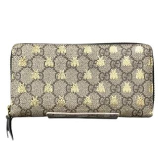 Gucci Pre-owned Lange Portemonnee (bi-fold) - Heren - Vintage Accessoires - Beige - ONE Size - Vintage