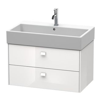 Duravit Mueble Bajo Encimera Duravit Brioso 78,4 X 45,9 Cm, 2 Cajones, Incl. Hueco Para Sif&oacute;n Y Delantal, Para Lavabo Vero Air 235080, Color (frente/cuerpo): 