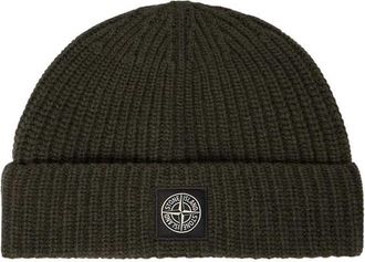 Stone Island Berretto con toppa con logo Stone Island