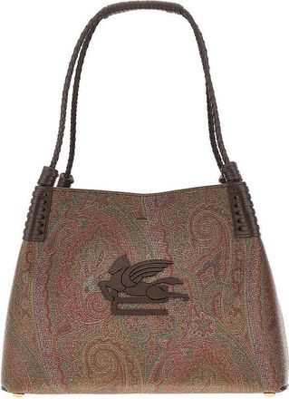 Etro Small Libra Paisley shopping bag Woman One Size