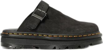 Dr. Martens Mule con plateau e cinturino posteriore Zebzag in camoscio - - Shoes - Uomo - Nero - 41 EU