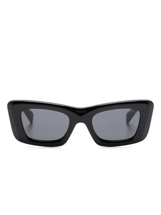 Prada Zonnebril met logo - Zwart