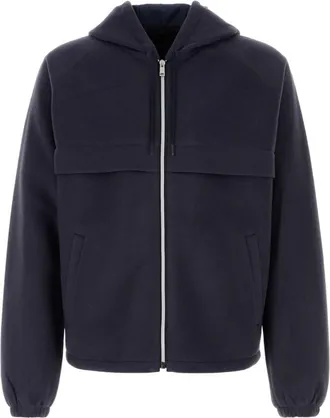 Prada Navy Blue Hood Jacket